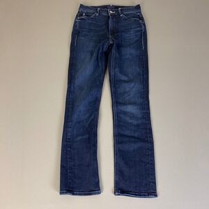 MOTHER Women's Boot Cut Jeans - Dark Blue